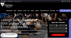 Desktop Screenshot of finishersmma.com